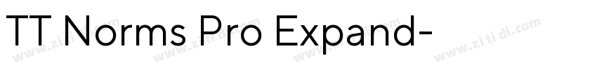 TT Norms Pro Expand字体转换 TT Norms Pro Expand字体转换